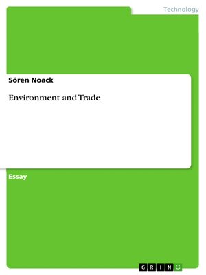 cover image of Environment and Trade